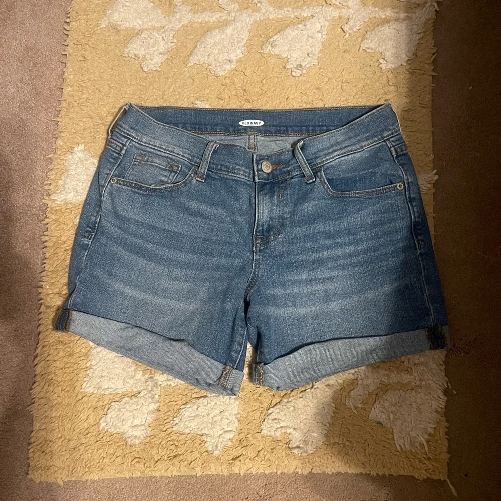 Old Navy Blue Jean Shorts - Picture 2 of 5